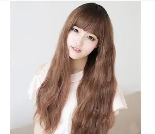 女生麦穗烫中长发发型图片教程(3)_长发发型_西子美发网