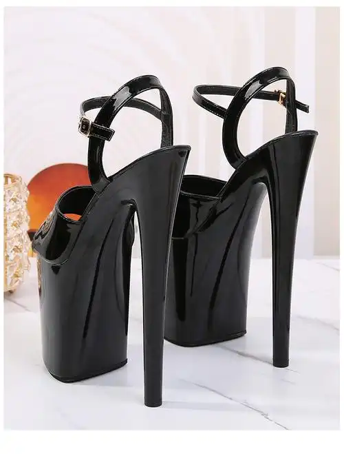 超高跟鞋性感细跟20cm夜店41大码19cm/20公分恨天高女鞋走秀鞋超高跟