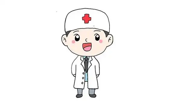 医生简笔画怎么画手绘医生的画法步骤教程