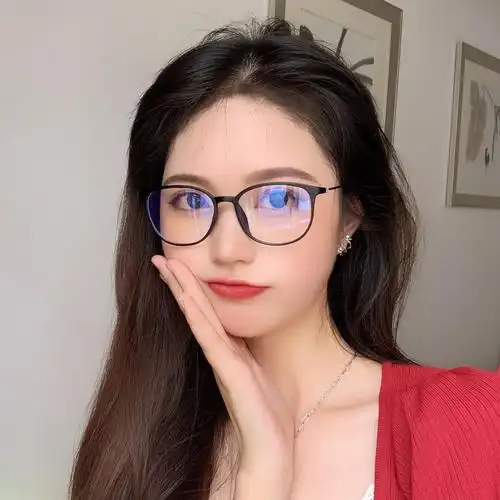 韩版轻巧tr90近视镜复古方框光学眼镜文艺近视眼镜框872 成品近视