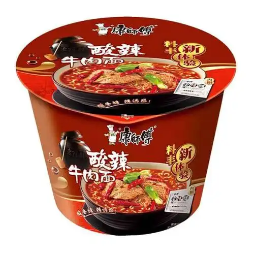 康师傅方便面 康师傅 酸辣牛肉桶面 119g【价格 图片 品牌 报价】