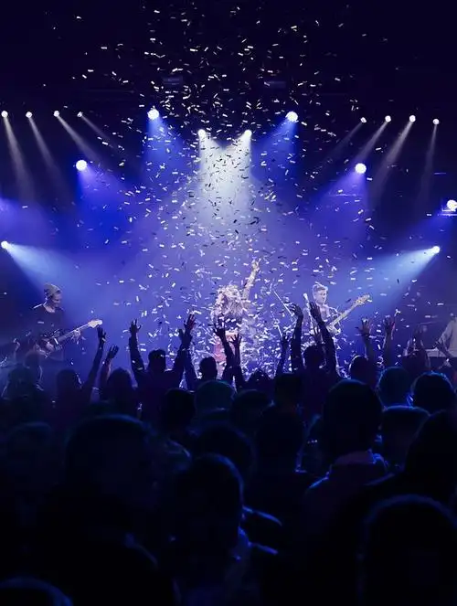 在盖乐世 s8相机app中显示的现场演唱会照片