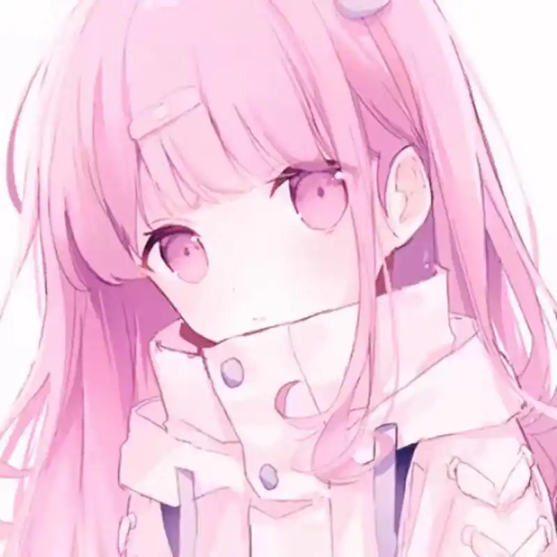 动漫头像:粉色系小清新可爱女生头像,分享给大家