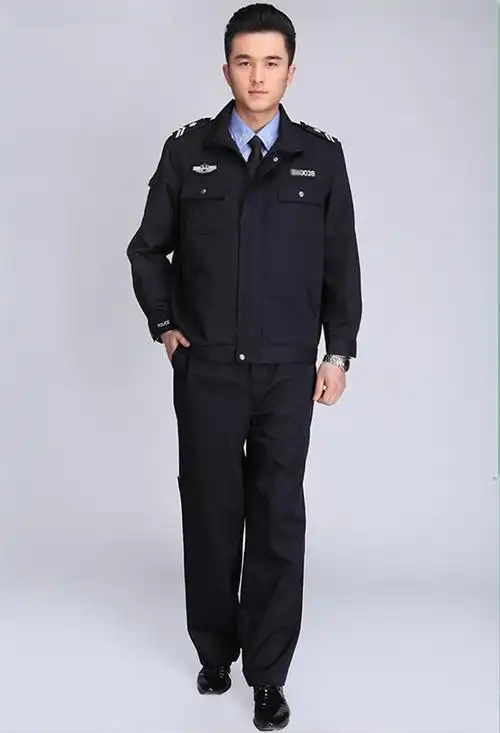 新款保安春秋执勤工作服套装物业安保制服门卫长袖特训服一件批发