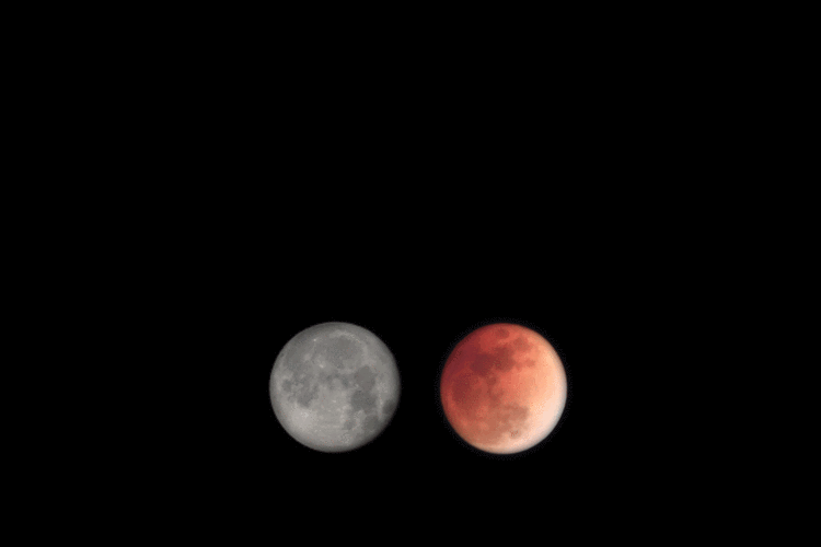 超级蓝血月全食