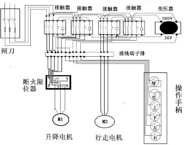 380v电动葫芦怎么接线?(图片)