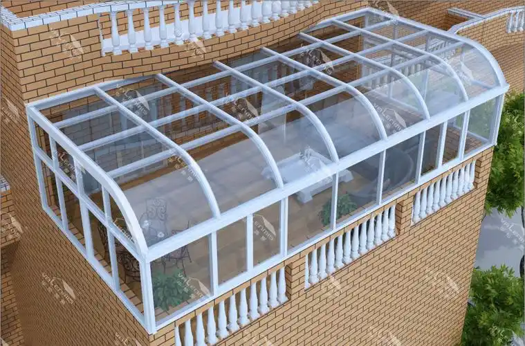 系列/弧形顶阳光房-阳光房;雨篷;车篷;遮阳篷;金属建筑材料;玻璃制品