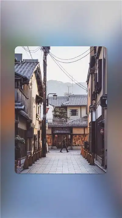 日本街道风景图片手机壁纸