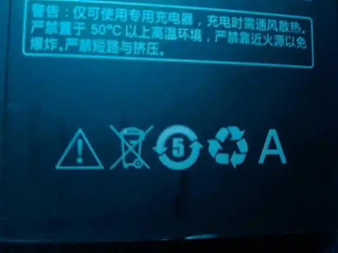 电池上的标志的意思