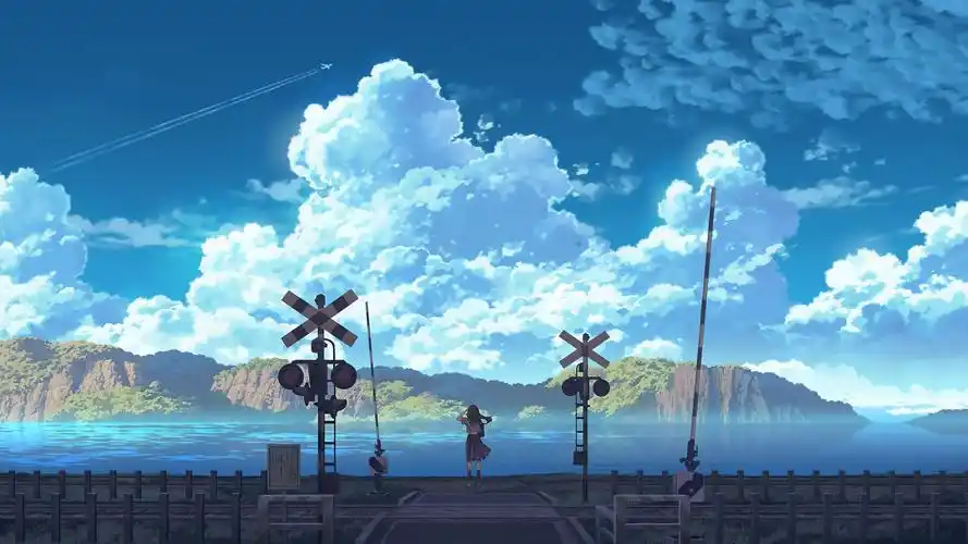 动漫风电脑壁纸 爱了__财经头条