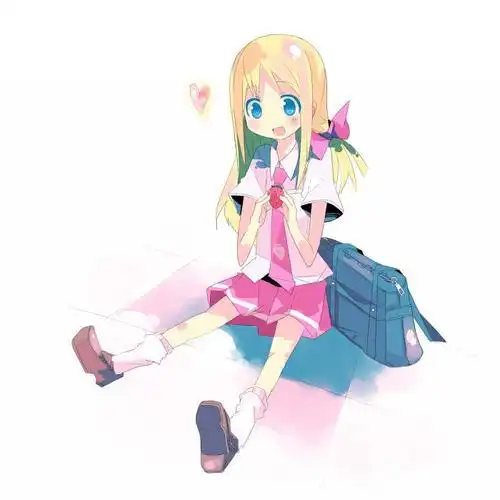 背着双肩书包的可爱女孩简直是天使!盘点js的动漫壁纸