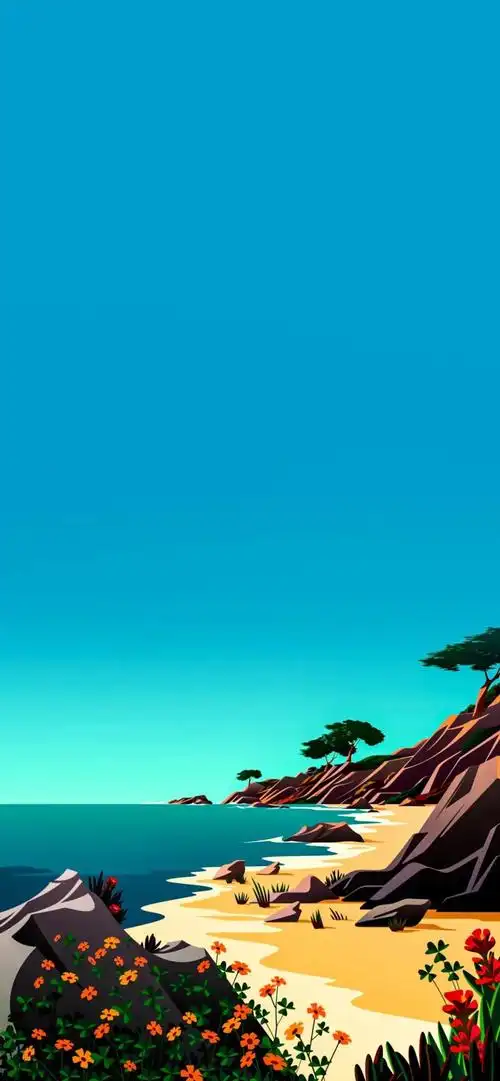 插画系列高清无水印全面屏壁纸