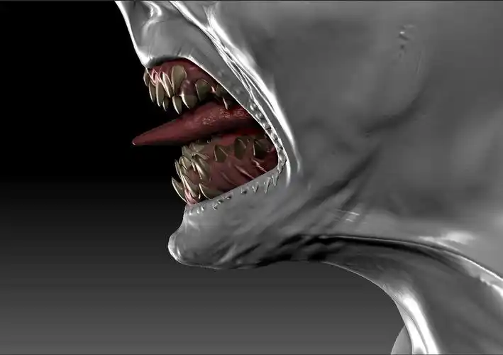 怪物的牙齿3d模型