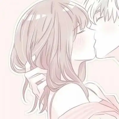 情侣头像一对两张动漫亲吻 动漫情侣亲吻头像2张