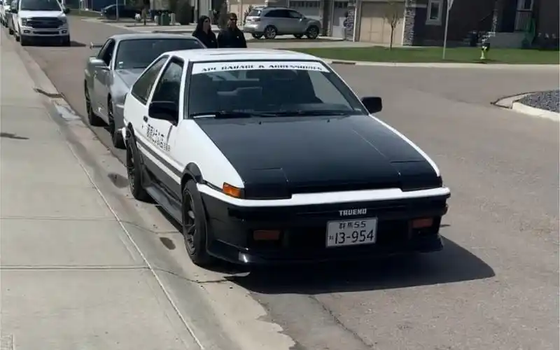 有人问ae86能不能上路上路视频来了