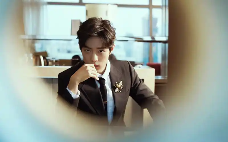 肖战沉稳帅气写真桌面壁纸-大陆明星-壁纸下载-美桌网