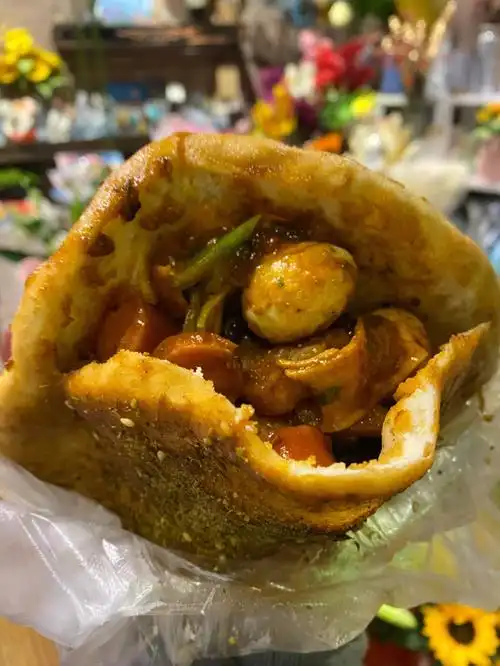 谁能拒绝烧饼夹菜啊