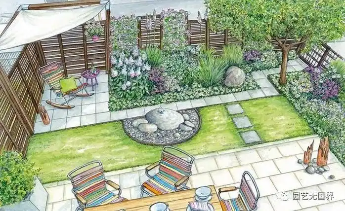 32款花园手绘,让笔尖勾画花园灵感