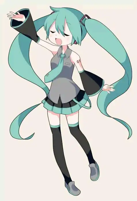 一只q版miku - 堆糖,美图壁纸兴趣社区