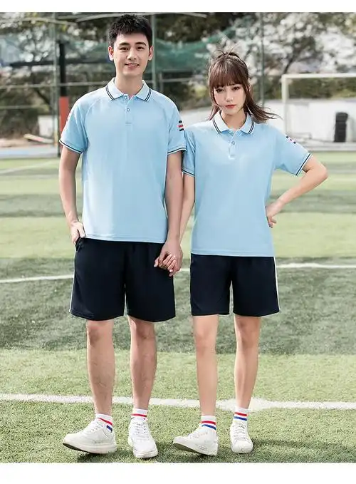 中小学生班服校服短袖夏季毕业服夏天半截袖套装半袖t恤初中生高中生