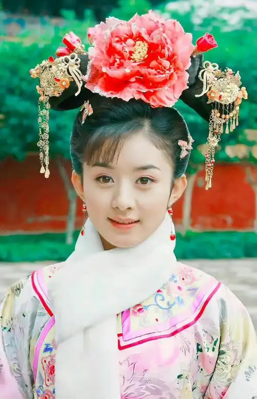 赵丽颖晴儿时旧照