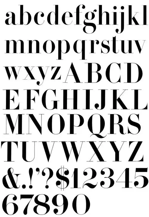 didot字体与顶尖时尚杂志的碰撞