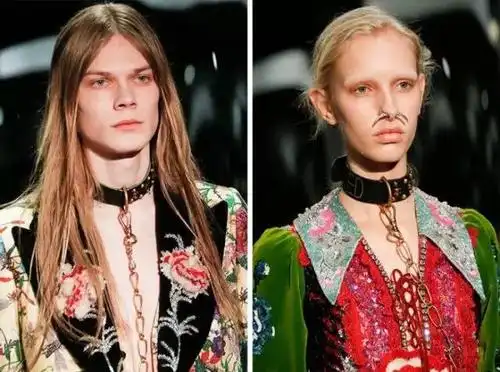 gucci混秀雌雄难辨,从头顶到脚趾的恶趣味!