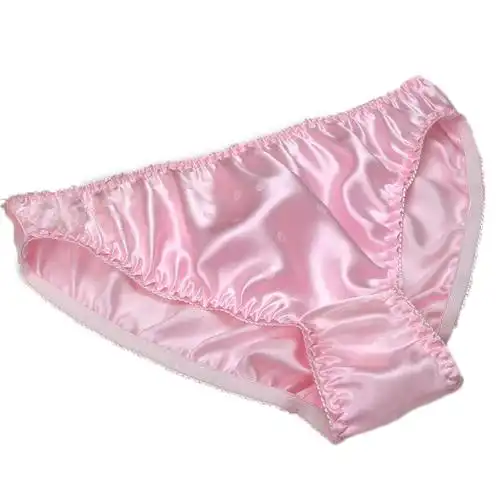 内裤高档提花100%桑蚕蚕丝舒适透气中腰真丝内裤