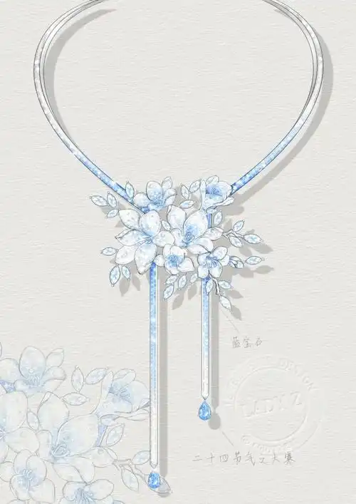 二十四节气印象设计大寒76大项链设计