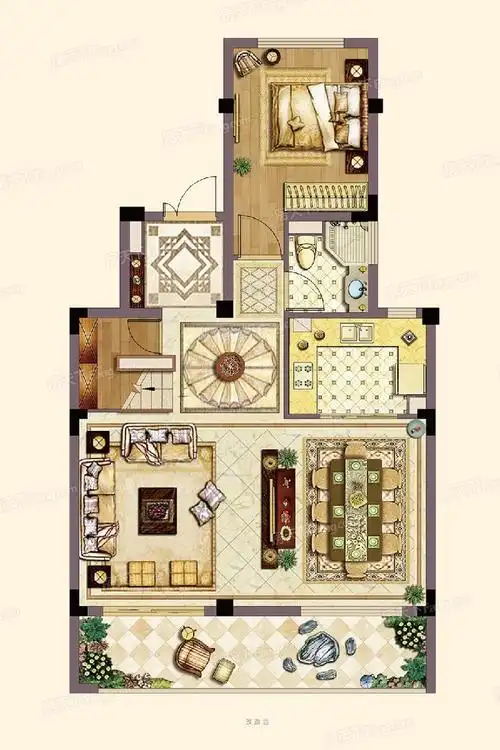 石榴江南院子户型-张家港房天下