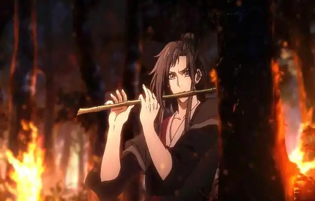 吹笛子在江家长大的魏无羡从小最喜欢吃的东西就是师姐为他做的"莲藕