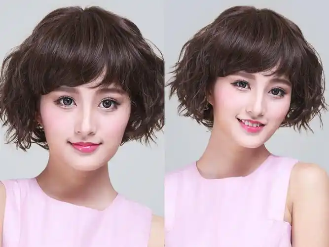 极致时尚女短发锡纸烫发型