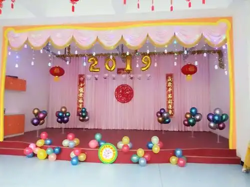 园长妈妈精心设计的舞台漂亮吧