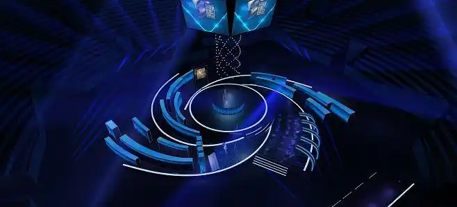 舞台造型153舞台设计舞美设计中国风舞台创意舞台互动区互动合影互动