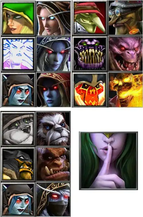 魔兽争霸3部分重置版图标 最美图标居然是沉默技能?_网易订阅