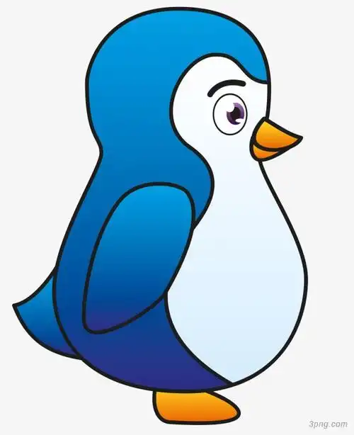 企鹅娃娃企鹅家庭冰块矢量图圣诞小企鹅马达加斯加企鹅南极企鹅企鹅