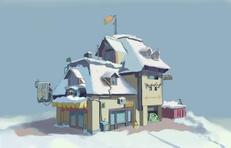 两点透视场景|动漫|动画片|淇宝贝67_临摹作品-站酷zcool