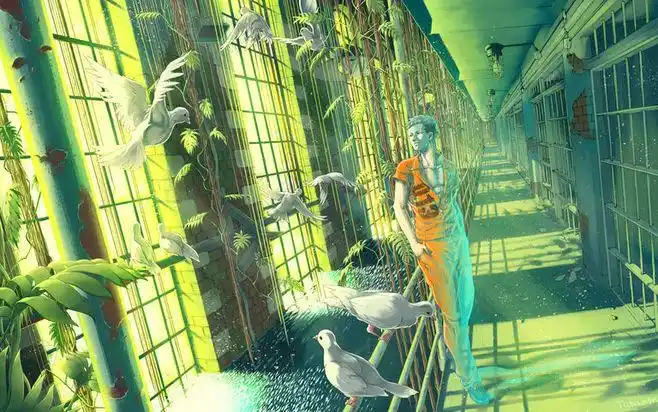 关着动物的笼子,关押危险人物的监狱