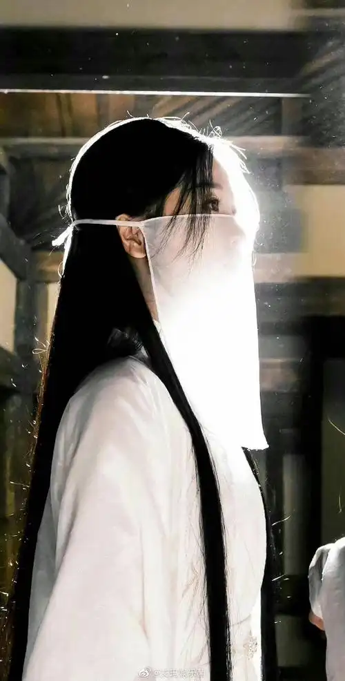 杨紫和虞书欣古装剧同款面纱造型,谁更有神秘氛围感#杨紫虞书欣同款