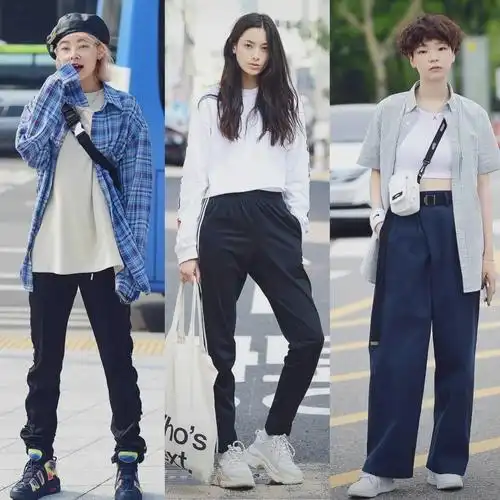 首尔街拍韩国女生时髦有型的穿搭指南