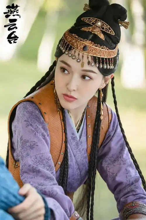 唐嫣《燕云台》骑大马 射大箭,草原女孩的日常