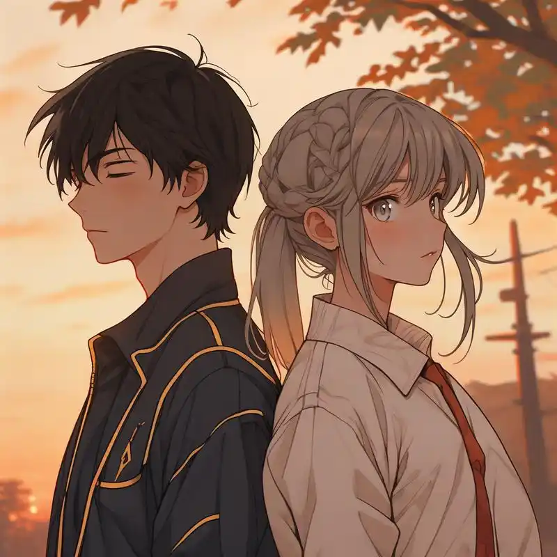 兄妹头像|漫画风格9691