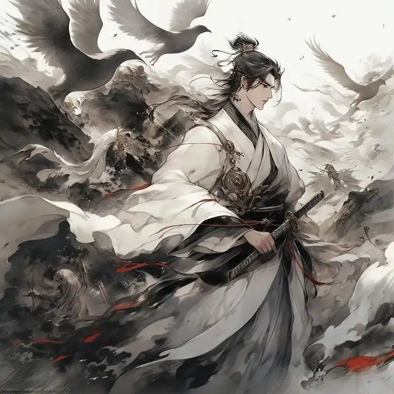 独属中国古风的美男子.身躯凛凛,相貌堂堂.一双眼光射寒星,两 - 抖音