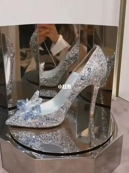 jimmychoo周仰杰水晶鞋jc水晶高跟鞋