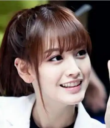 适合扎马尾的空气刘海图片 空气刘海与马尾发型搭配效果图