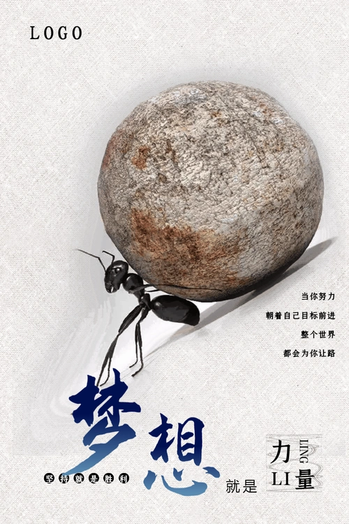 追逐梦想励志海报