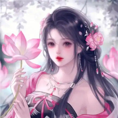 手绘漫画闺蜜头像唯美古风动漫多人图片