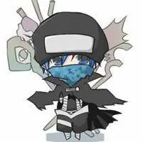 高清黑衣蒙面人微信头像点击鼠标右键下载