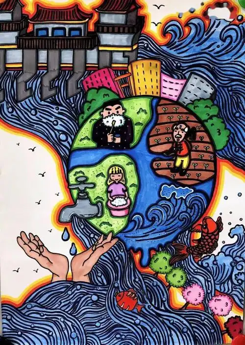 获奖喜报中心儿童画学员在中国水利博物馆第二届艺术创作比赛中荣获