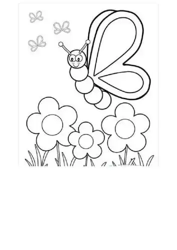 低龄幼儿简单涂色简笔画